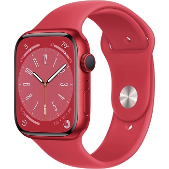 Apple Watch Sport 8 (45mm) Красный, (PRODUCT)RED