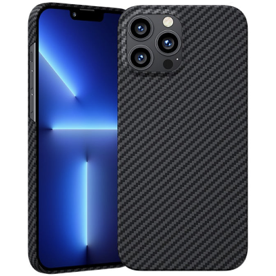Кевларовый чехол Benks Aramid Magnetic для iPhone 12 mini (MagSafe) (Накладка Черный Карбон)
