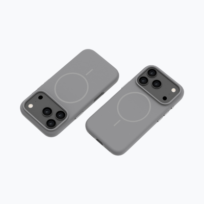 Чехол Deppa 84286 Liquid Silicone для iPhone 17 Pro (MagSafe) (Чехол Deppa Серый)