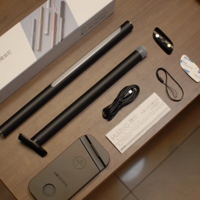 Настольная лампа Huizuo DT45, с беспроводной зарядкой (Настольная лампа Черный)