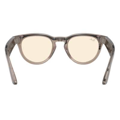Умные очки Ray-Ban Headliner, каменная оправа, Фотохром: Прозрачные - Шафраново‑жёлтые (Очки Ray-Ban Серый)