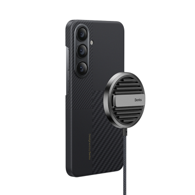 Кевларовый чехол Benks ArmorAir Montage для Samsung S24+ (MagSafe) (Накладка Montage Карбон )