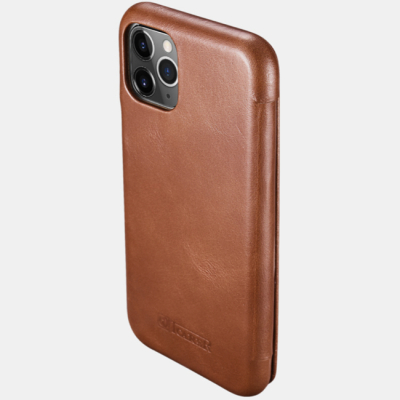 Чехол iPhone 11 Pro Max Книжка Боковая Кожзам iCarer (iPhone 11 Pro Max Книжка Боковая iCarer Коричневый)