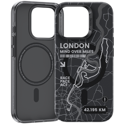 Чехол Benks MagClap City London для iPhone 16 Pro (MagSafe) (Накладка Benks Черный)