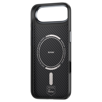 Кевларовый чехол Benks ArmorPro для iPhone Air (MagSafe) (Накладка Черный Карбон)
