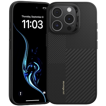 Кевларовый чехол Benks ArmorPro Montage для iPhone 16 Pro (MagSafe)