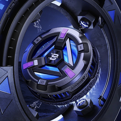 Беспроводная зарядка Benks MagClap Biliz Cooling, с охлаждением, MagSafe (Беспроводное зарядное устройство Benks Черный)