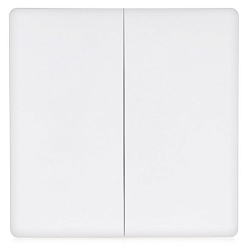 Умный выключатель Aqara, двойной, с нулевой линией