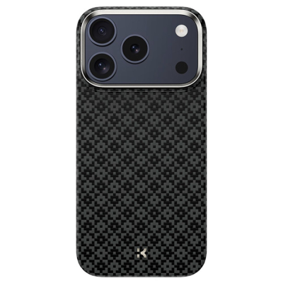 Кевларовый чехол Benks ArmorAir ArmorGrid для iPhone 17 Pro Max (MagSafe) (Накладка ArmorGrid Obsidian Black)