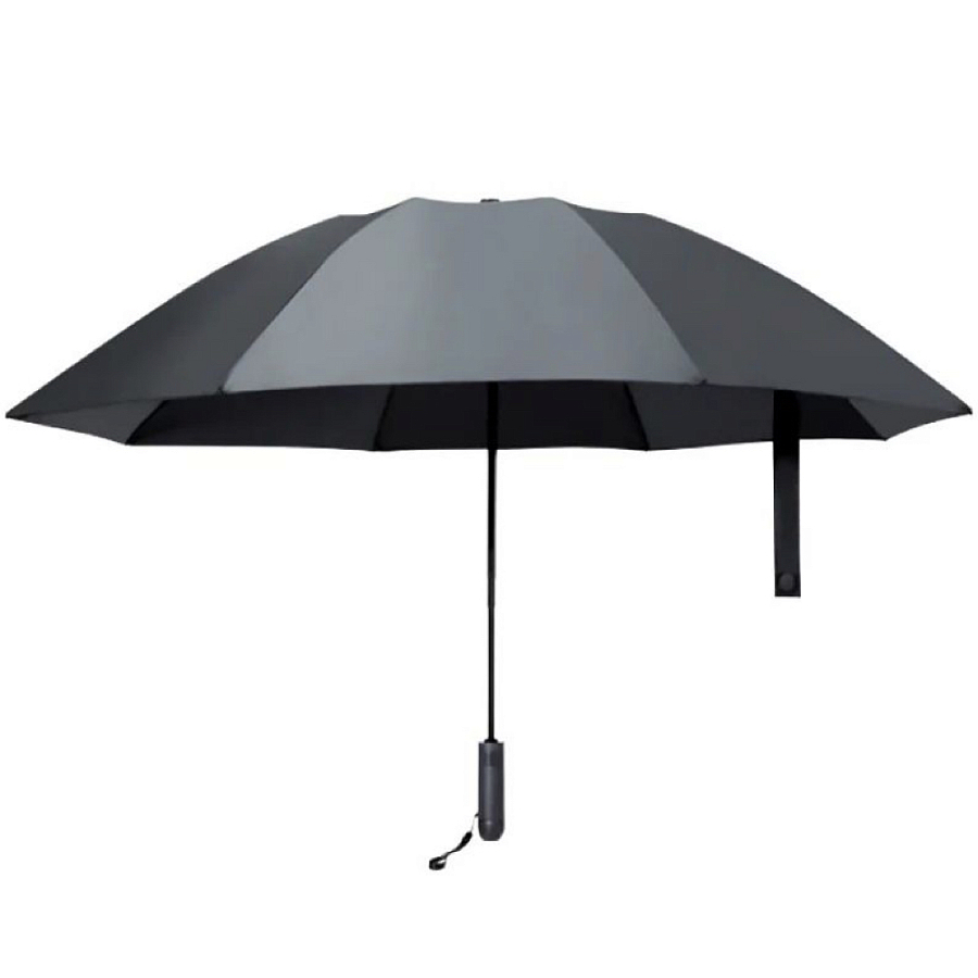 Зонт Urevo Reverse Folding Umbrella with LED Flashlight Черный
