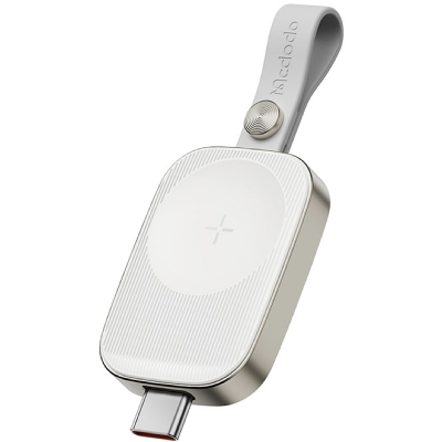 Магнитная беспроводная зарядка Mcdodo CH-499 для Apple Watch, 1 выход: USB-C (male) (БЗУ Apple Watch Белый)