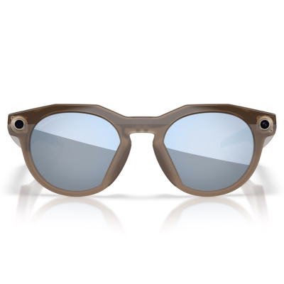 Умные очки Oakley HSTN, Коричневая оправа, Поляризационные синие линзы Prizm