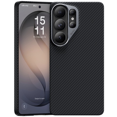 Кевларовый чехол Benks ArmorAir для Samsung S26 Ultra (MagSafe) (Накладка Черный карбон)