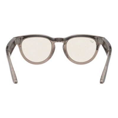 Умные очки Ray-Ban Headliner, каменная оправа, Фотохром: Прозрачные - Тёмно‑Зелёные (Очки Ray-Ban Серый)