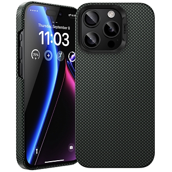 Кевларовый чехол Benks ArmorTint для iPhone 15 Pro Max (MagSafe)