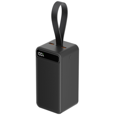 Внешний аккумулятор Deppa NRG Turbo 50000 mAh 22.5 ватт (Внешний аккумулятор Deppa Черный)