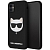 Чехол iPhone 11 Накладка Силикон Karl Lagerfeld Liquid Silicone Choupette Hard