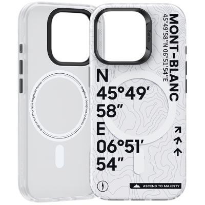 Чехол Benks MagClap Mont-Blanc для iPhone 16 Pro (MagSafe) (Накладка Benks Белый)