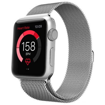 Браслет стальной Milanese Loop для Apple Watch 38, 40, 41mm