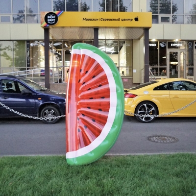 Плавательный матрас "Арбуз долька"