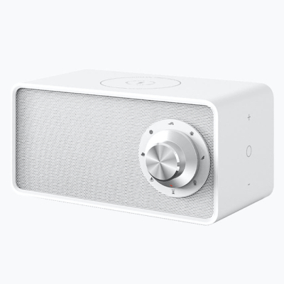 Аудиоколонка Qualitell Wireless Charging Speaker с поддержкой БЗ (Аудиоколонка Qualitell Белый)