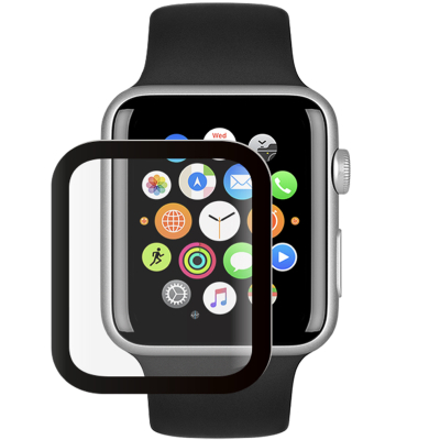 Защитное 3D стекло Deppa для Apple Watch 44мм (Защитное 3D стекло Deppa для Apple Watch 44мм)