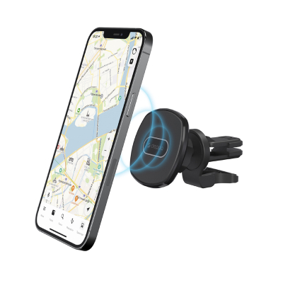 Автодержатель магнитный Deppa Mage Safe для iPhone (Автодержатель Deppa Черный)