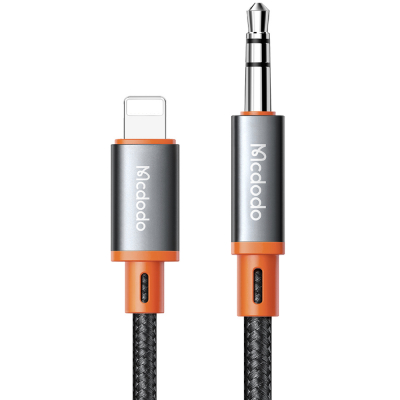 AUX кабель Mcdodo CA-078, Lightning → 3.5мм (male) длина 1,2 м (Кабель Mcdodo Черный)