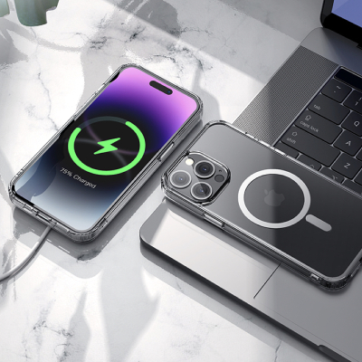 Чехол накладка Hoco для iPhone 14 Pro (с поддержкой MagSafe) (iPhone 14 Pro Накладка Прозрачный)