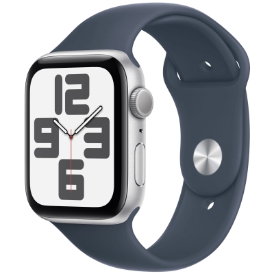 Apple Watch Sport SE 2023 (44mm) Серебристый, Синий (Apple Watch Sport SE 2023 (44mm) Серебристый, Синий)