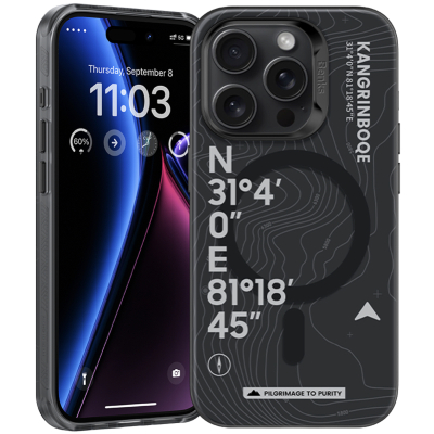 Чехол Benks MagClap Kangrinboqe для iPhone 15 Pro (MagSafe) (Накладка Benks Черный)