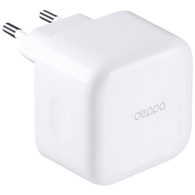 Сетевое ЗУ Deppa 2 x USB Type-C Power Delivery, 35W (Сетевое ЗУ Deppa Белый)