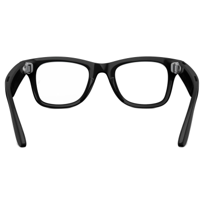 Умные очки Ray-Ban Wayfarer, черная глянцевая оправа, Прозрачные линзы, L (Очки Ray-Ban Черный)