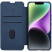 Чехол iPhone 14 Книжка Боковая Nillkin Qin Pro Cloth version (iPhone 14 Книжка Боковая Nillkin Синий)