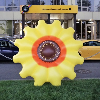 Плавательный матрас "Подсолнух"