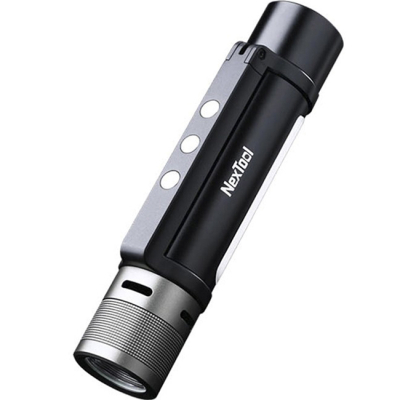 Многофункциональный фонарик NexTool Thunder Flashlight Portable 6 in 1 (Многофункциональный фонарик Черный)