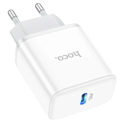 Сетевое ЗУ Hoco C104A USB-C PD 20 ватт (Сетевое ЗУ Hoco Белый)