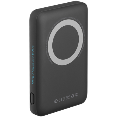 Внешний аккумулятор Deppa NRG 5000 mAh (с функцией MagSafe) (Внешний аккумулятор Deppa Черный)