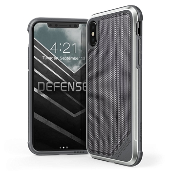 Чехол iPhone X Накладка X-Doria Defense Lux Ballistic Nylon