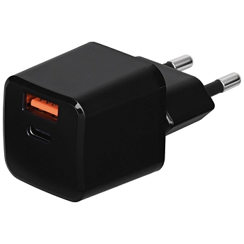 Сетевое ЗУ TFN Nano USB-C + USB-A  20 ватт