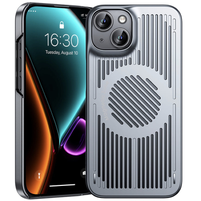 Охлаждающий чехол Benks Biliz Cooling для iPhone 15 Plus (MagSafe) (Накладка Benks Темно-Серый)