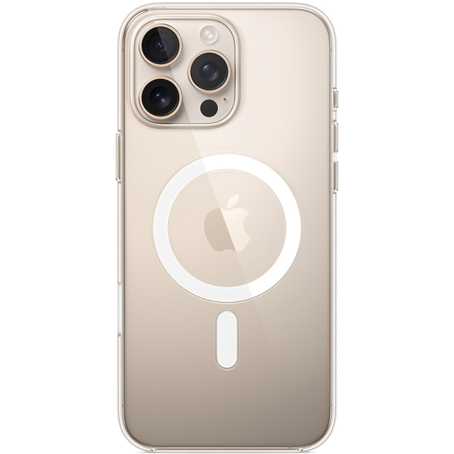 Чехол Clear Case для iPhone 16 Pro Пластик (с MagSafe)