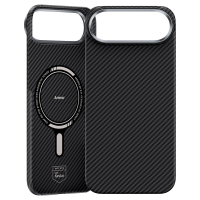 Кевларовый чехол Benks ArmorAir (MCF) для iPhone Air (MagSafe) (Накладка Черный Карбон)