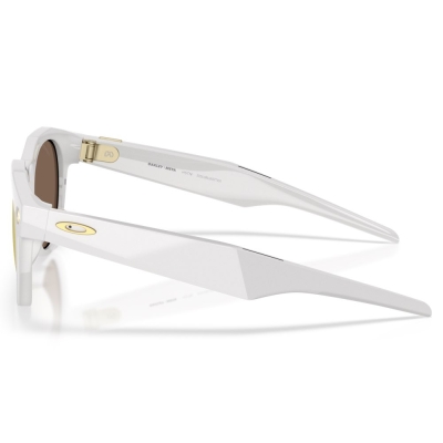 Умные очки Oakley HSTN, Тёпло‑серая оправа, Поляризационные линзы, Золотые линзы с технологией Prizm (Очки Oakley Тёпло‑серый)