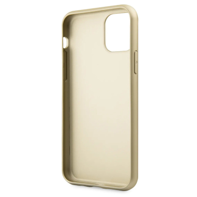 Чехол iPhone 11 Pro Накладка Кожзам Guess 4G collection Hard (iPhone 11 Pro Накладка Темно-Серый)
