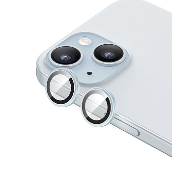 Защитное стекло Benks GlassWarrior Lens Protector Metal для iPhone 15, 15 Plus на заднюю камеру