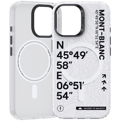 Чехол Benks MagClap Mont-Blanc для iPhone 16 (MagSafe) (Накладка Benks Белый)