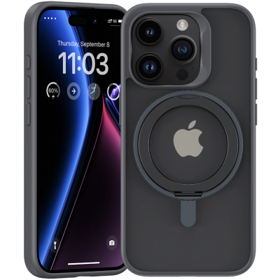 Чехол Benks MagClap Pop для iPhone 15 Pro (MagSafe) (Накладка Benks Серый)