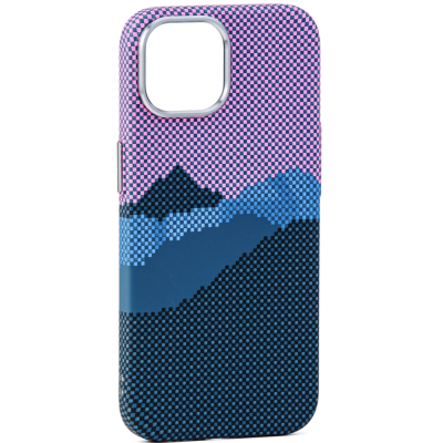 Чехол Luxo Carbon Series для iPhone 15 Pro Магнитный (с MagSafe) (Чехол Luxo S9)