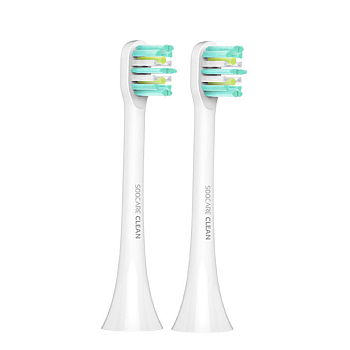 Сменные насадки для зубной щётки Soocas X3, 2 штуки, Белые